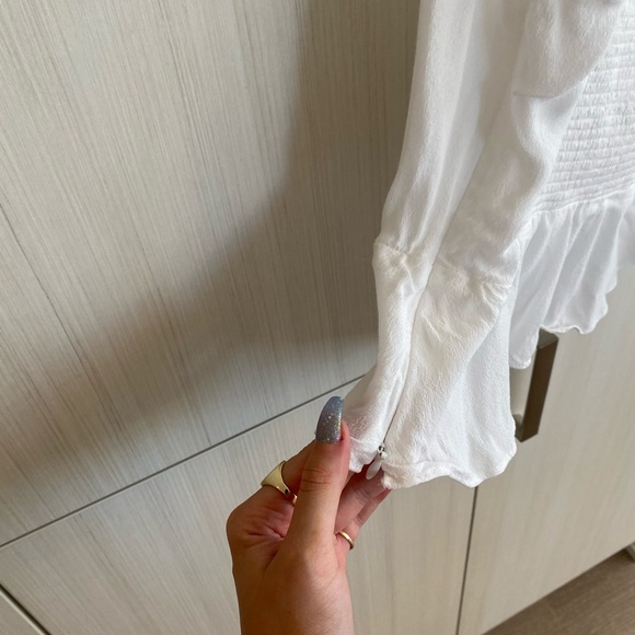 Wilfred tie front crop top - Picture 3 of 5